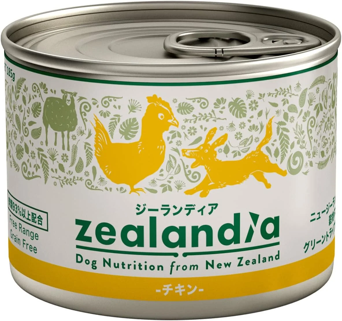 غذای مرطوب سگ زلاندیا طعم مرغ (185 گرم)