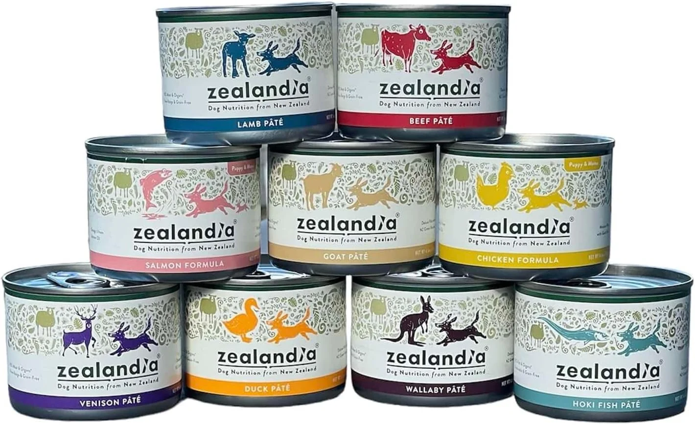 غذای مرطوب سگ زیلاندیا با طعم هوکی (185 گرمی)