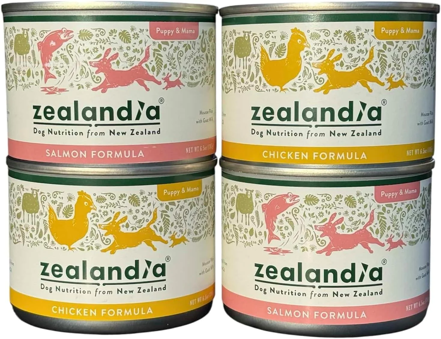 غذای مرطوب سگ زیلاندیا، فرمول جوجه مخصوص توله سگ و مادر (185 گرم)