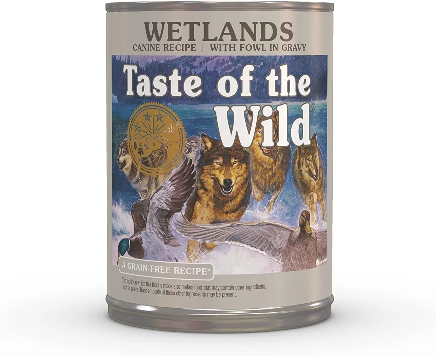 (Wetlands Grain-Free, بسته 12 عددی) - غذای کنسروی سگ Taste of the Wild