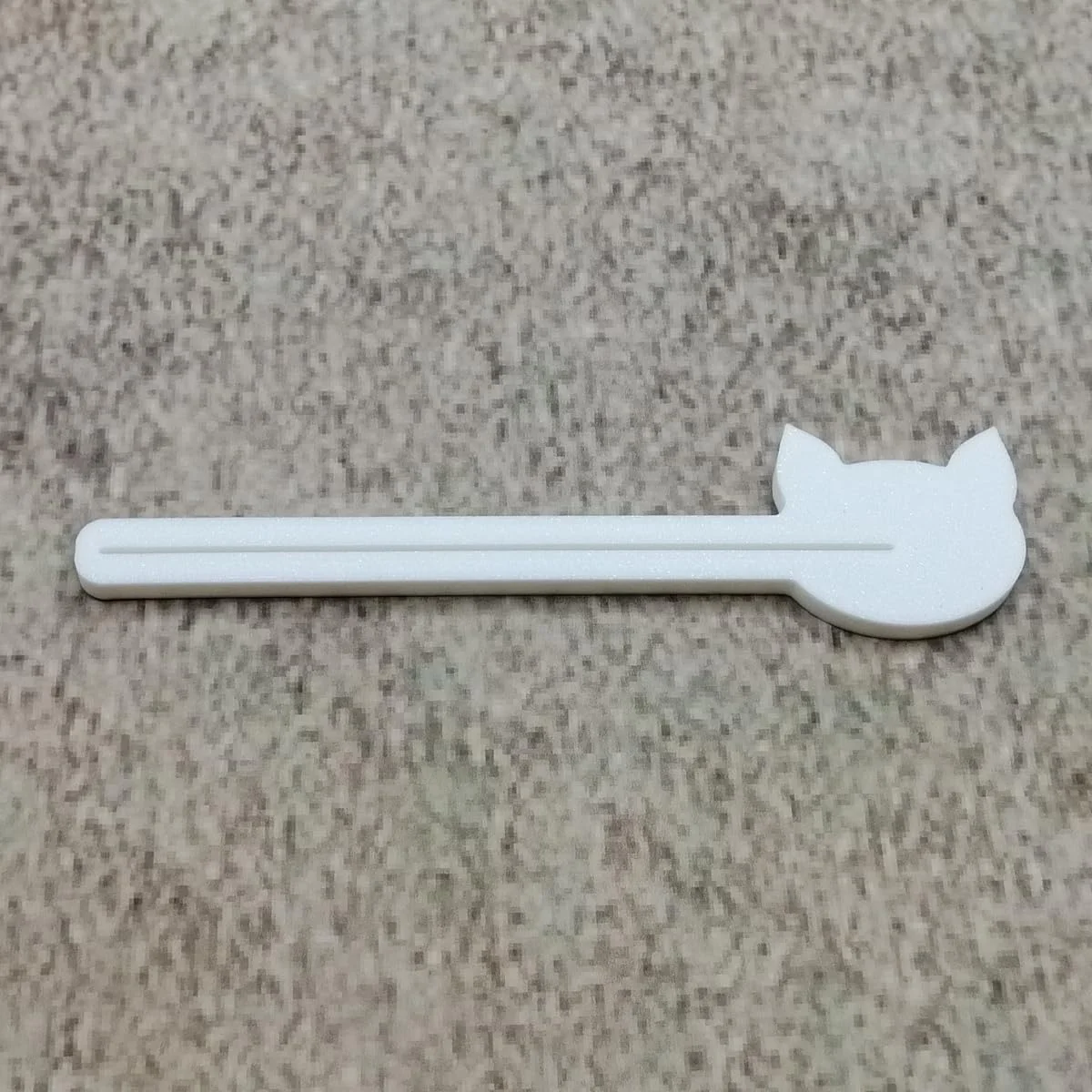 اسکرابر میله ای فشاری سفید رنگ غذای گربه و سگ ULEIVA برای غذای مرطوب و ژله ای، کمک تخلیه اسکرابر کیسه ای سازگار با کیسه غذای Kitekat Whiskas Felix (سفید)