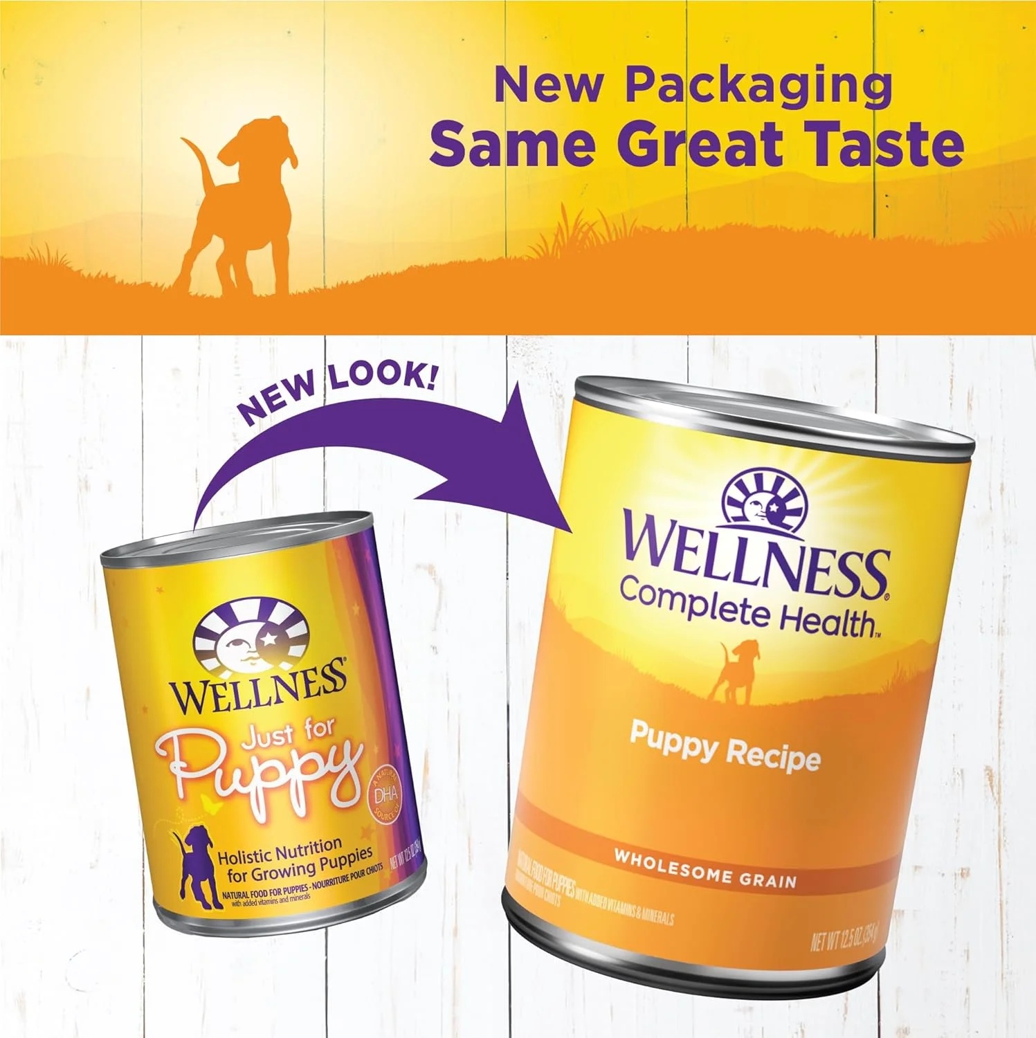 غذای کنسروی مرطوب سگ خانگی ولنس، طعم مرغ و ماهی سالمون، 354 گرمی (بسته 12 عددی)