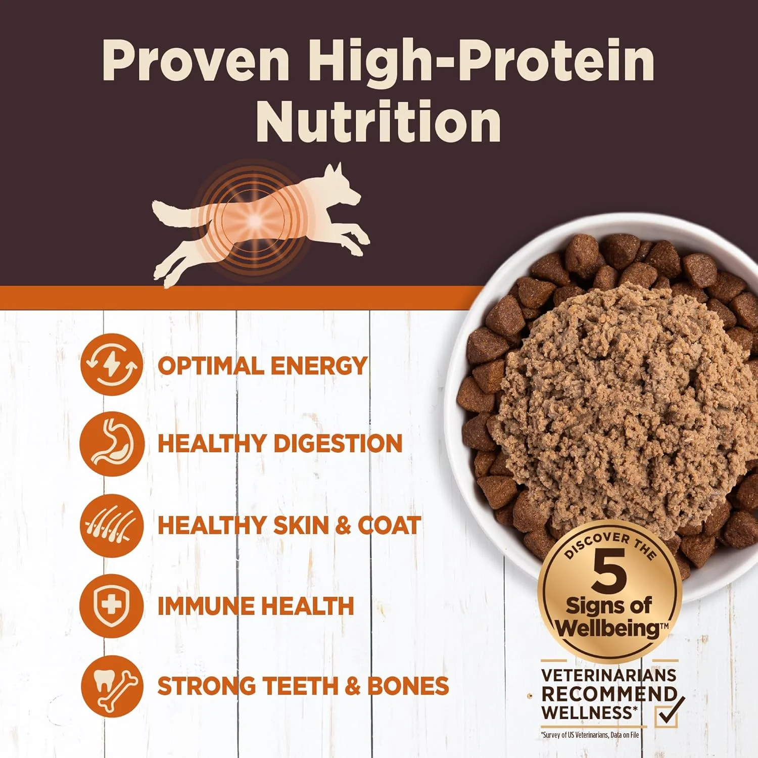 غذای مرطوب سگ بدون غلات با طعم مرغ برای سلامت دستگاه گوارش Wellness CORE، قوطی 370 گرمی (بسته 12 عددی)