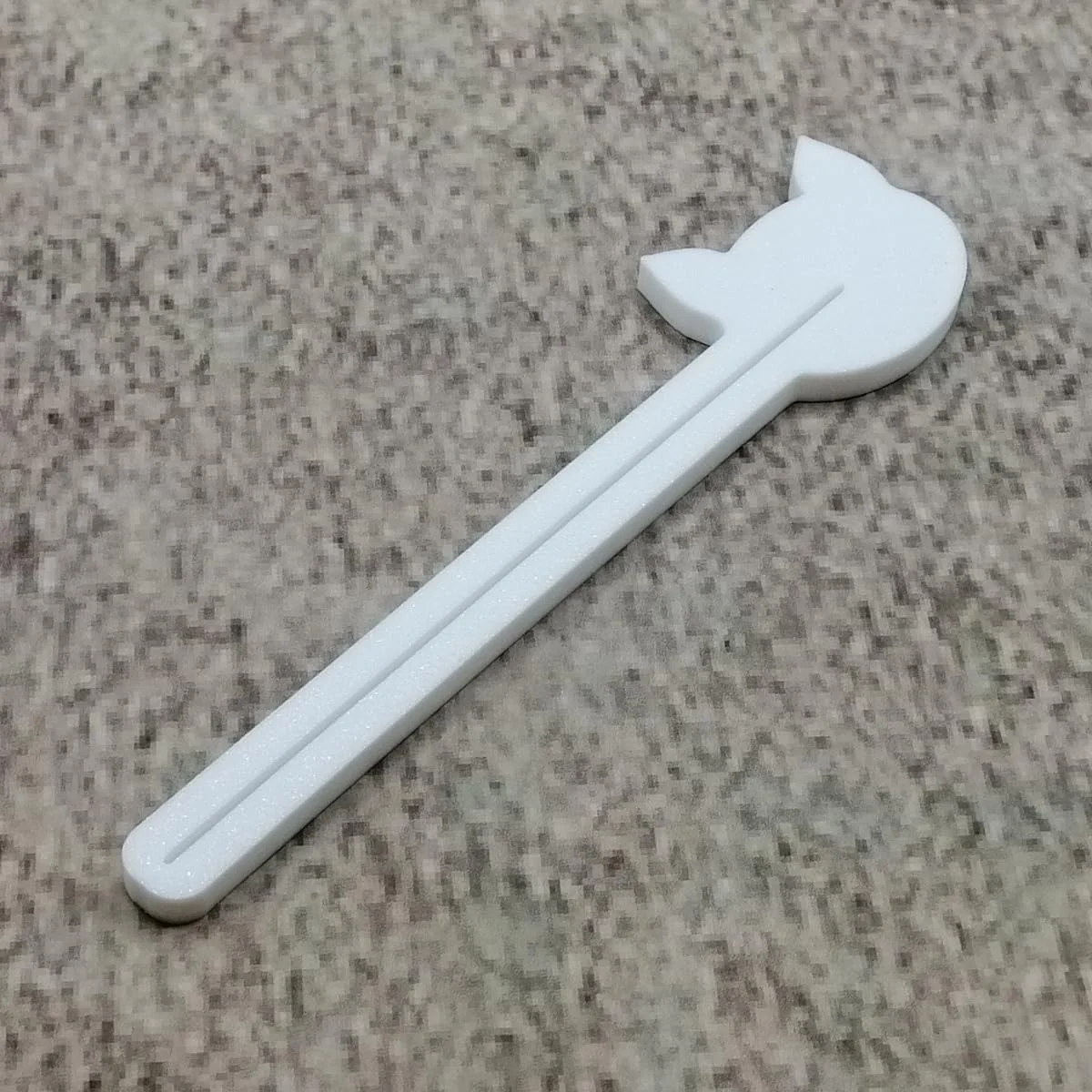 اسکرابر میله ای فشاری سفید رنگ غذای گربه و سگ ULEIVA برای غذای مرطوب و ژله ای، کمک تخلیه اسکرابر کیسه ای سازگار با کیسه غذای Kitekat Whiskas Felix (سفید)