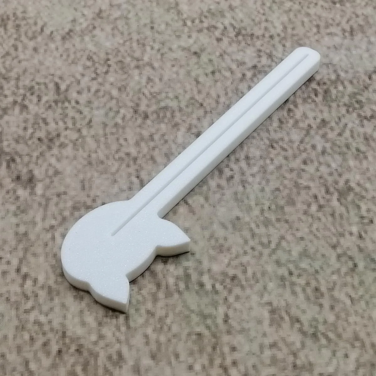 اسکرابر میله ای فشاری سفید رنگ غذای گربه و سگ ULEIVA برای غذای مرطوب و ژله ای، کمک تخلیه اسکرابر کیسه ای سازگار با کیسه غذای Kitekat Whiskas Felix (سفید)