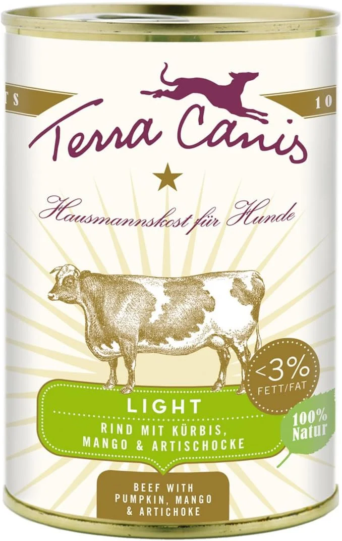 غذای مرطوب سگ ترا کانیس لایت با طعم گوشت گاو - 400 گرم