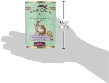 غذای مرطوب سگ بدون غلات با طعم خرگوش Terra Canis - وزن 400 گرم