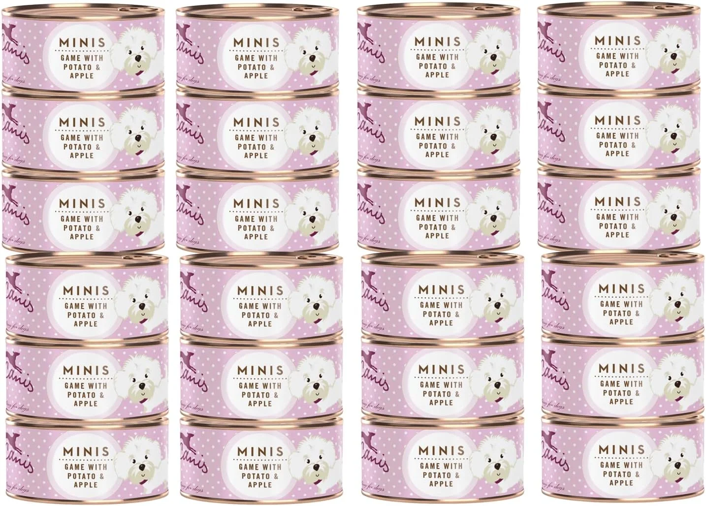 غذای مرطوب سگ با طعم گوشت گوزن Terra Canis Minis Game - بسته 18 عددی 100 گرمی