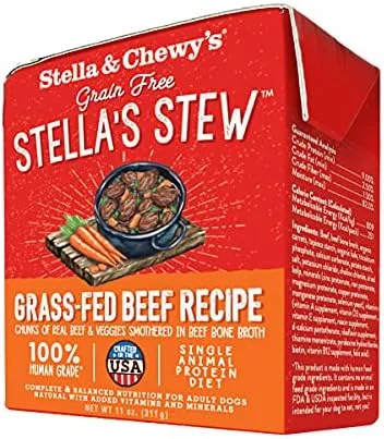 غذای مرطوب سگ Stella & Chewy's – دستور پخت گوشت گاو تغذیه شده با علف 311 گرم
