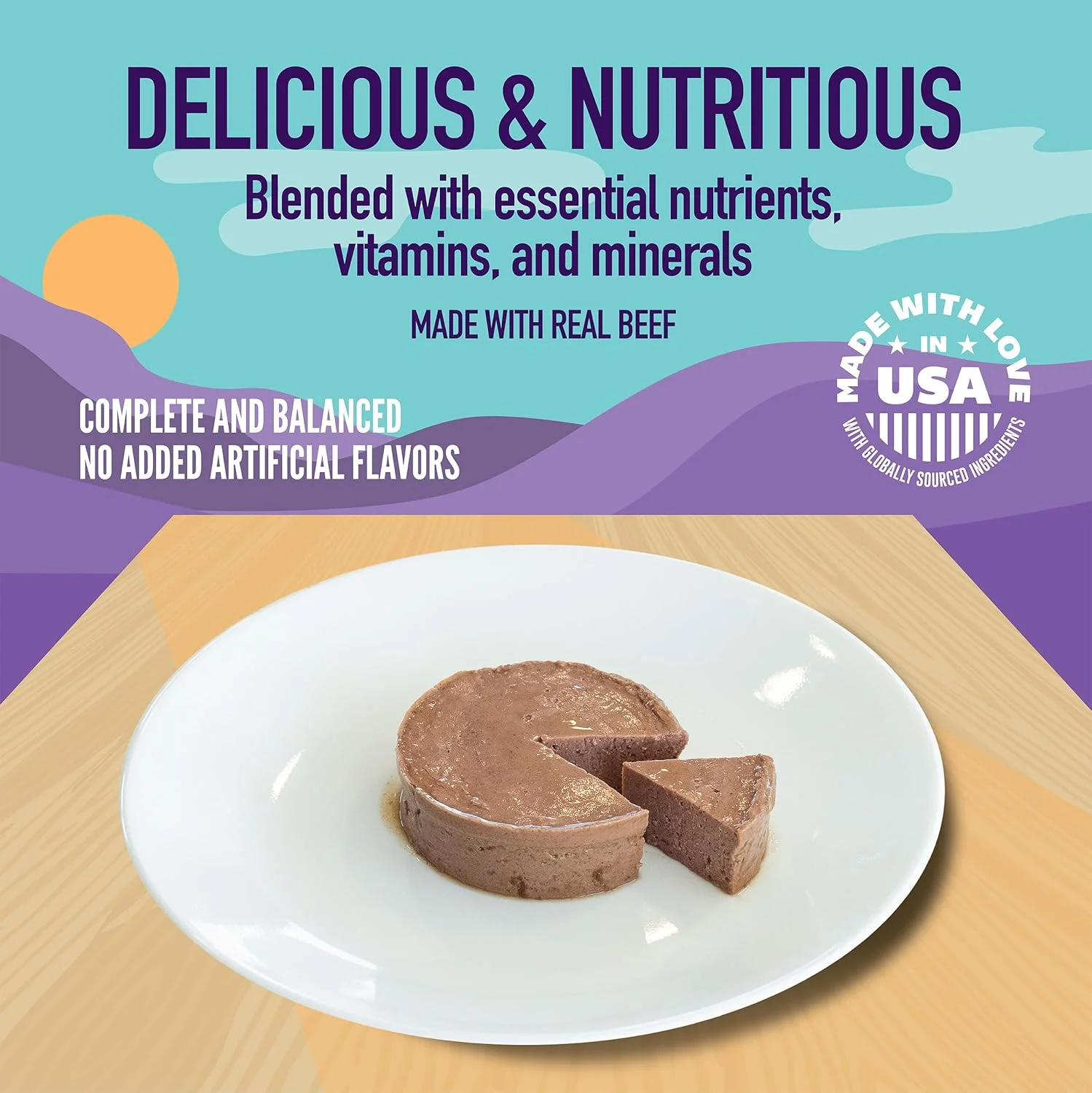 غذای مرطوب سگ با طعم استیک پورترهاوس برند اِسترانگ هارت - بسته 12 عددی 3.5 اونسی، تولید شده در ایالات متحده آمریکا با گوشت گاو واقعی