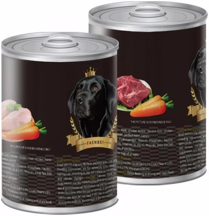 غذای مرطوب سگ SKY-TOUCH: کنسرو غذای نرم و مرطوب سگ، پوره گوشت با پروتئین بالا برای تمام مراحل زندگی، مناسب برای توله سگ ها، سگ های مسن و دوران نقاهت (بسته 2 عددی، گوشت گاو)