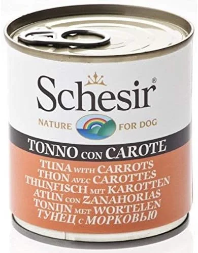 کنسرو غذای مرطوب سگ شسیر - مرغ با هویج 285 گرمی (3 عدد)