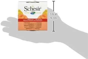 غذای مرطوب سگ شسیر - فیله مرغ با پاپایا 150 گرمی بسته 10 عددی