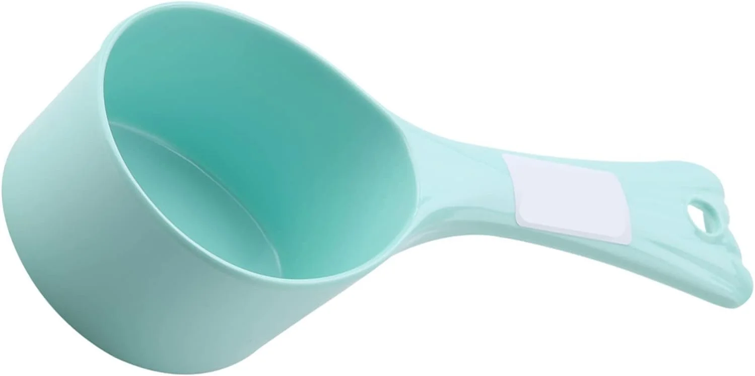 پیمانه اندازه گیری غذای حیوانات خانگی پلاستیکی، قاشق ایمن برای تغذیه سگ، اسکوپ آشپزخانه برای گربه ها و سگ های کوچک