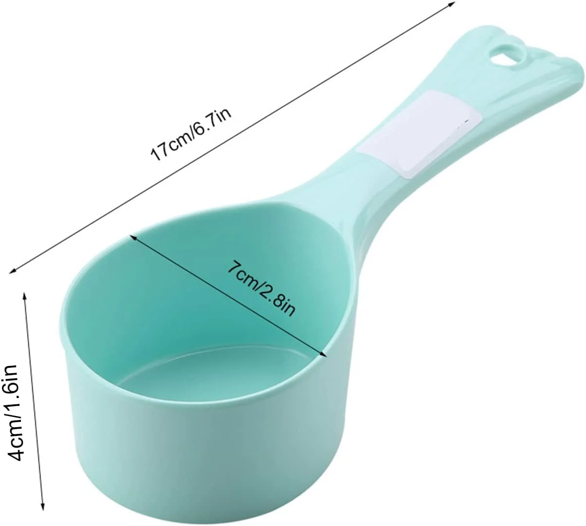 پیمانه اندازه گیری غذای حیوانات خانگی پلاستیکی، قاشق ایمن برای تغذیه سگ، اسکوپ آشپزخانه برای گربه ها و سگ های کوچک