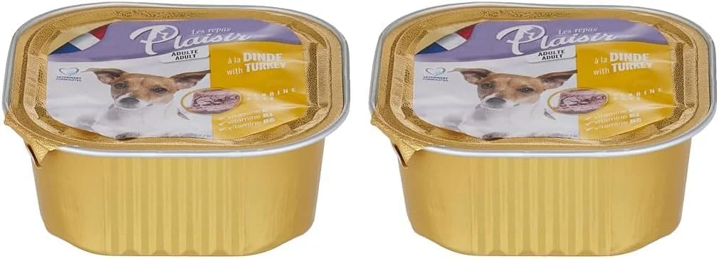 پاته سگ پلزیر (150 گرم) - سرشار از مواد مغذی، غذای سگ، غذای مرطوب سگ بالغ غنی از بوقلمون (بسته 2 عددی) پاته سگ پلزیر (150 گرم) - سرشار از مواد مغذی، غذای سگ، غذای مرطوب سگ بالغ غنی از بوقلمون (بسته 2 عددی)