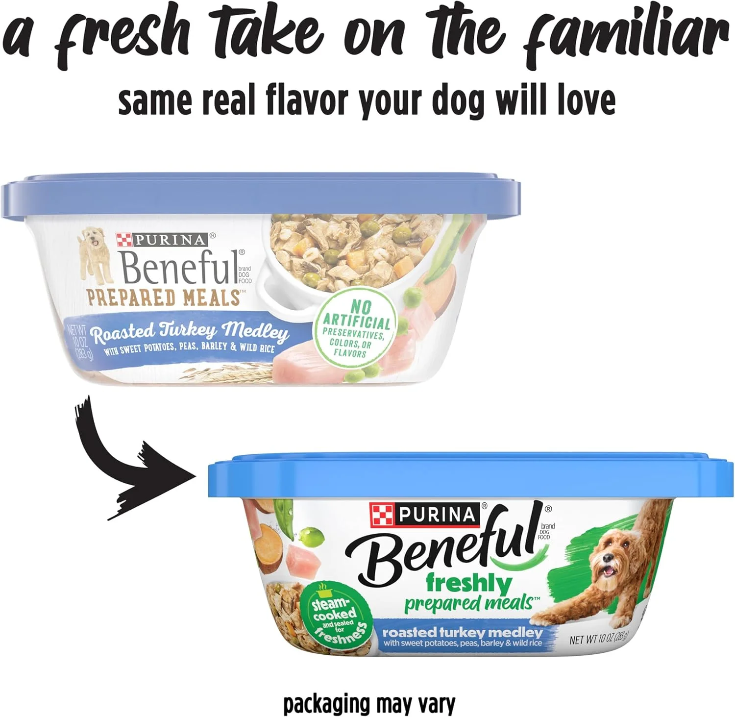 غذای سگ پورینا بنفول، مخلوط بوقلمون کبابی، 283 گرم (بسته 8 عددی)