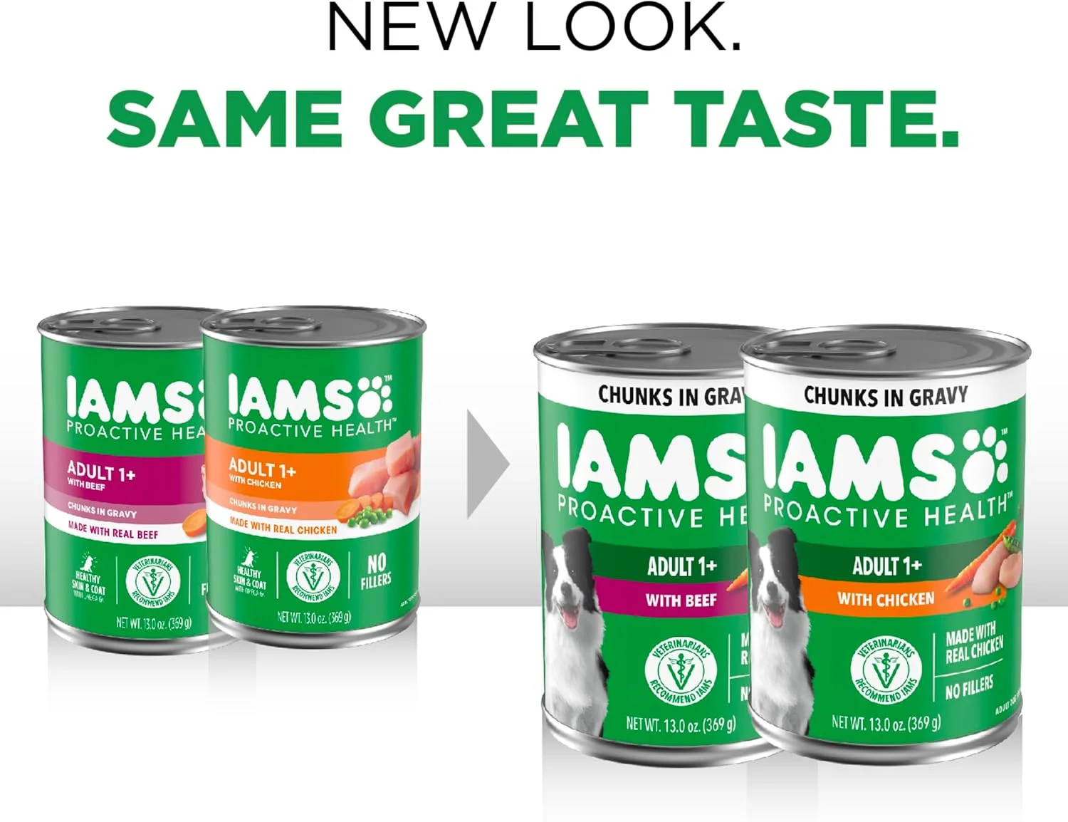 غذای مرطوب سگ بالغ Iams Proactive Health با طعم تکه های مرغ در آب گوشت یا تکه های گوشت گاو در آب گوشت، قوطی 368 گرمی (12 عدد، بسته 1 عددی) غذای مرطوب سگ بالغ Iams Proactive Health با طعم تکه های مرغ در آب گوشت یا تکه های گوشت گاو در آب گوشت، قوطی 368 گرمی (12 عدد، بسته 1 عددی)