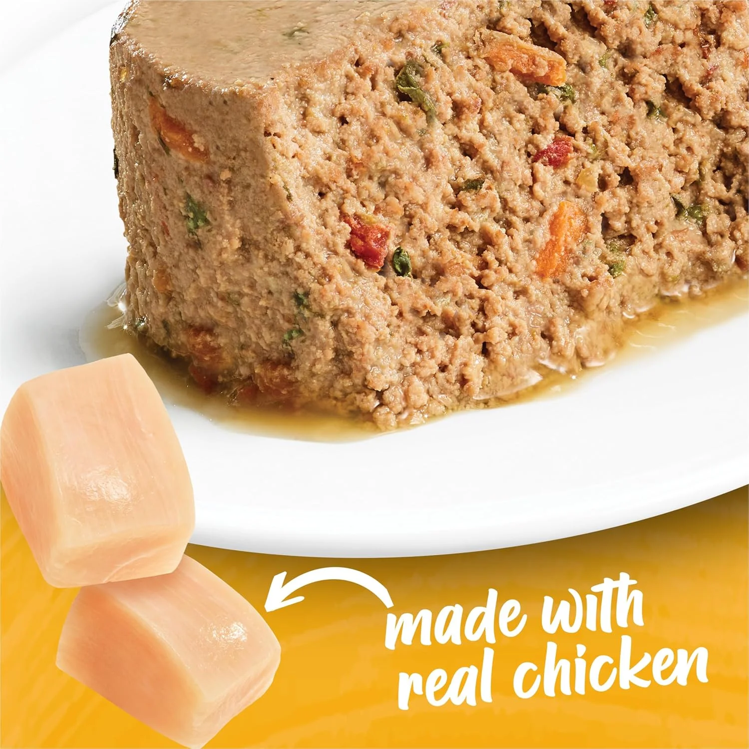 غذای مرطوب سگ نژاد کوچک Purina Beneful، دستور پخت IncrediBites Loaf با مرغ واقعی - (بسته 12 عددی) قوطی های 3 اونسی