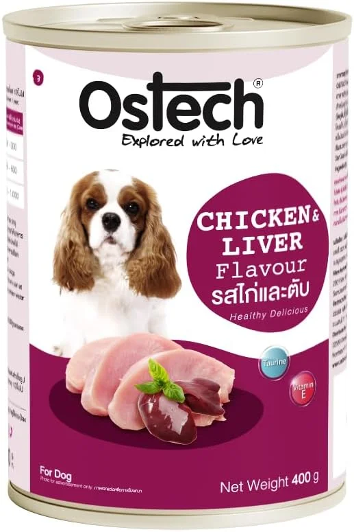 غذای سگ استئک - طعم مرغ و جگر (400 گرمی)