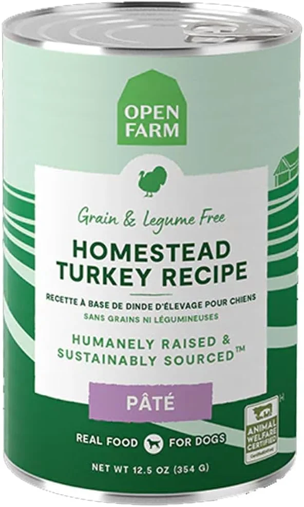 غذای مرطوب سگ با طعم بوقلمون مزرعه اوپن فارم - 354 گرم