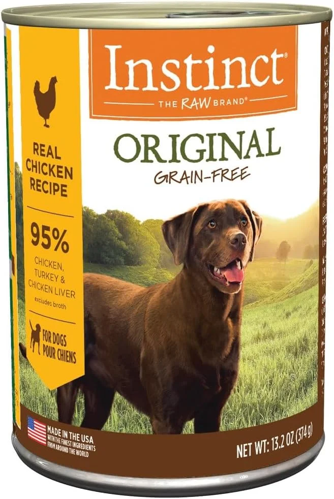 غذای مرطوب سگ با طعم مرغ واقعی Nature's Variety Instinct Original - 374 گرم