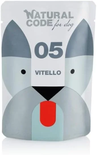 غذای مرطوب سگ با طعم گوشت گوساله نچرال کد 05 - 100 گرم