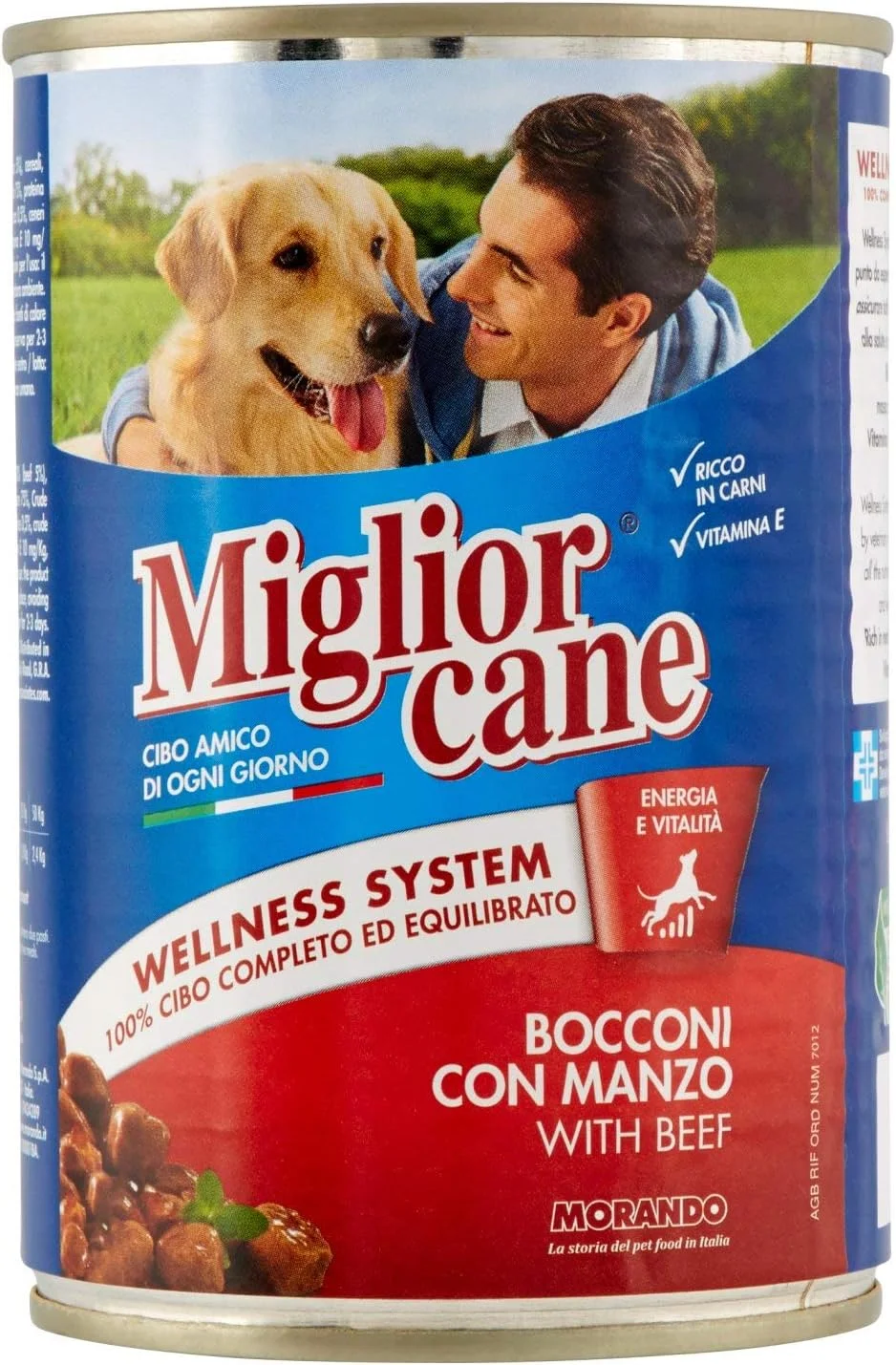 غذای مرطوب سگ با تکه های گوشت گاو Miglior Chunks، ۴۰۵ گرم غذای مرطوب سگ با تکه های گوشت گاو Miglior Chunks، ۴۰۵ گرم