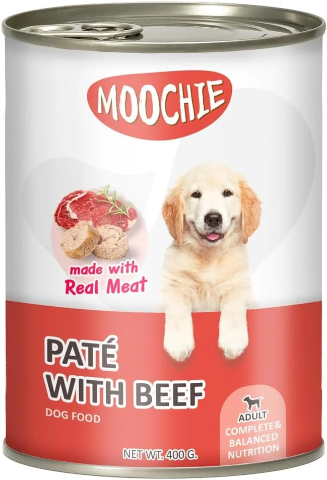 کنسرو غذای مرطوب سگ موچی با طعم گوشت گاو، ۴۰۰ گرمی