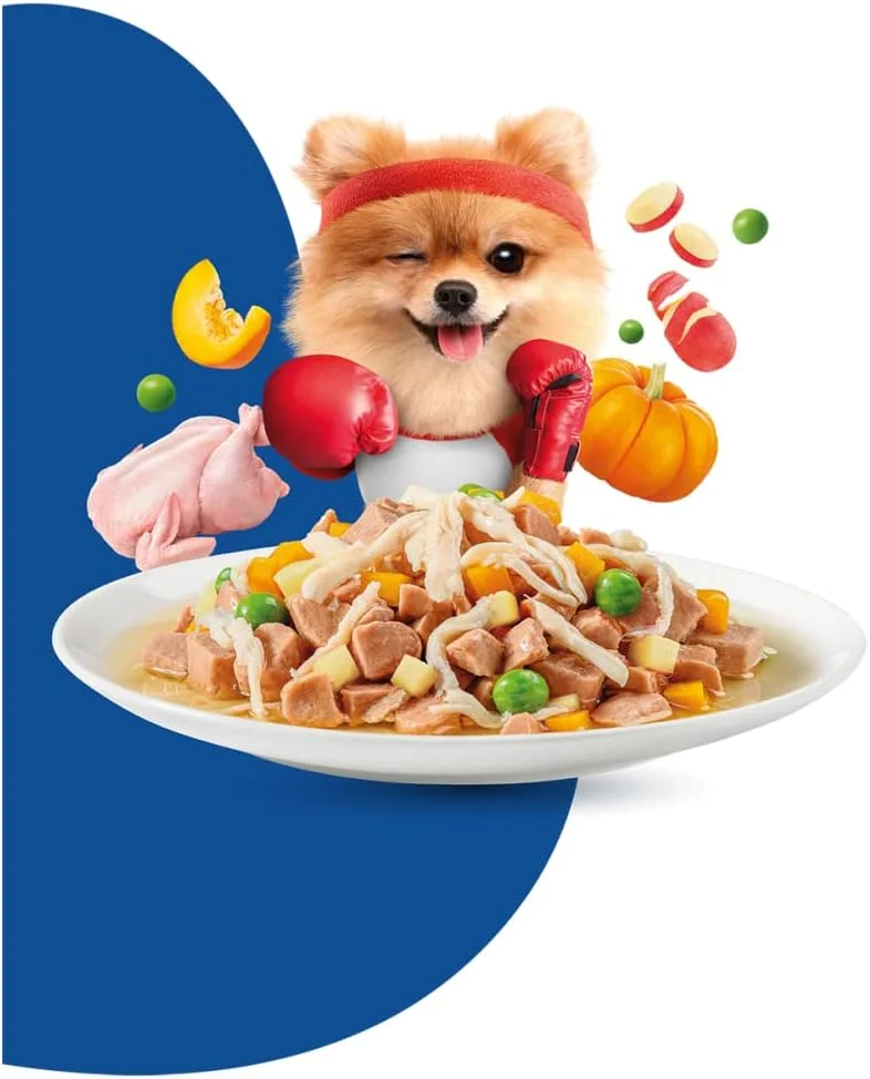 غذای سگ موچی، خوراک پخته شده با بوقلمون - کیسه کنترل وزن 85 گرمی