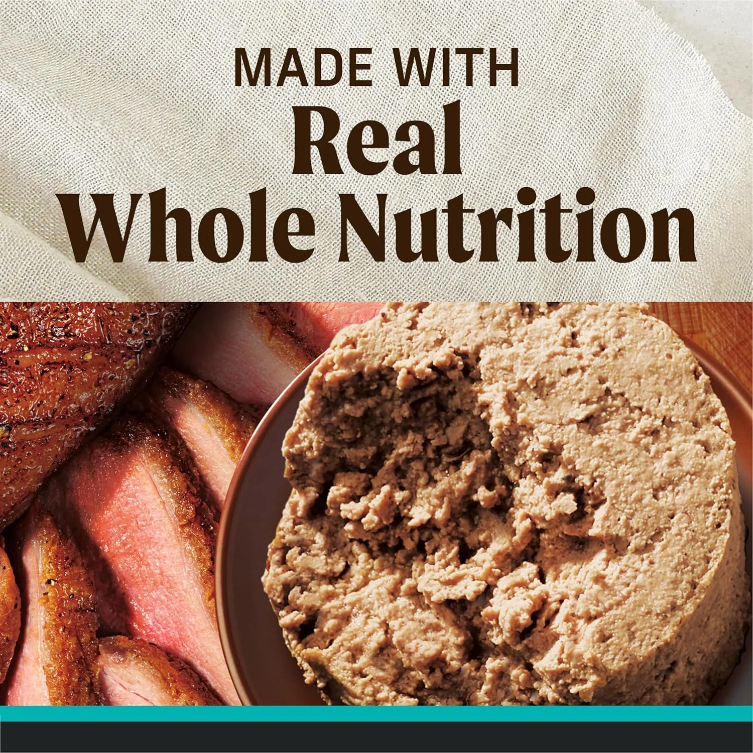 غذای مرطوب سگ بدون غلات مریک، غذای کنسروی سگ با طعم اردک واقعی - (12) قوطی 360 گرمی