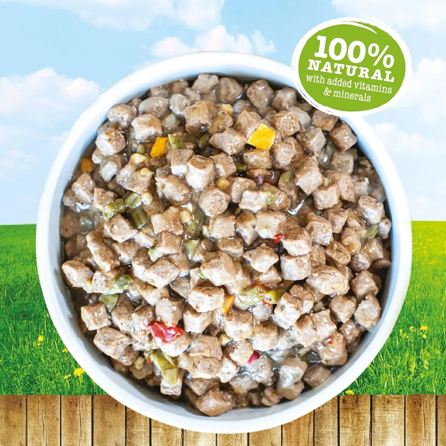 کنسرو غذای سگ با طعم اردک Little Big Paw، وزن 390 گرم