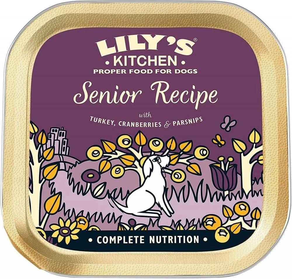غذای مرطوب سگ مسن Lily's Kitchen - دستور پخت مخصوص سالمندان - 150 گرم