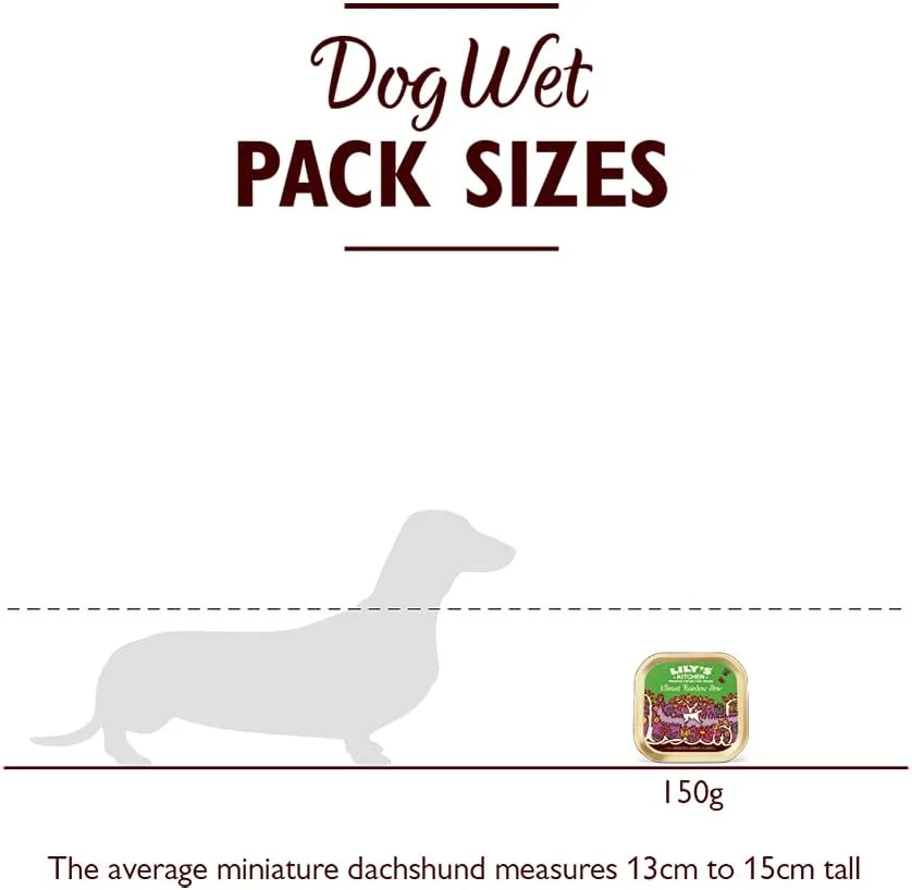 غذای مرطوب سگ با طعم خورشت رنگین کمان گیاهی LILY'S KITCHEN - 150 گرم