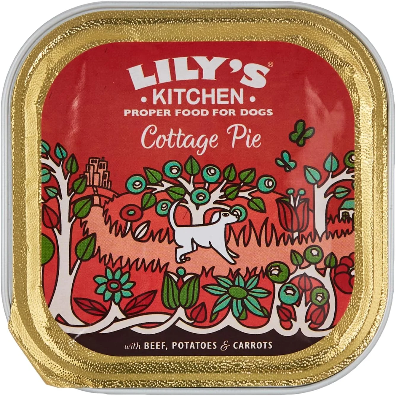 غذای مرطوب سگ پای کلبه ای لیلیز کیچن (150 گرم)