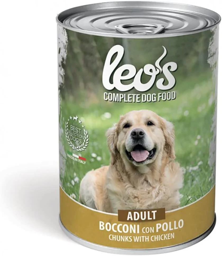 غذای سگ لئو با طعم مرغ ۴۱۵ گرمی