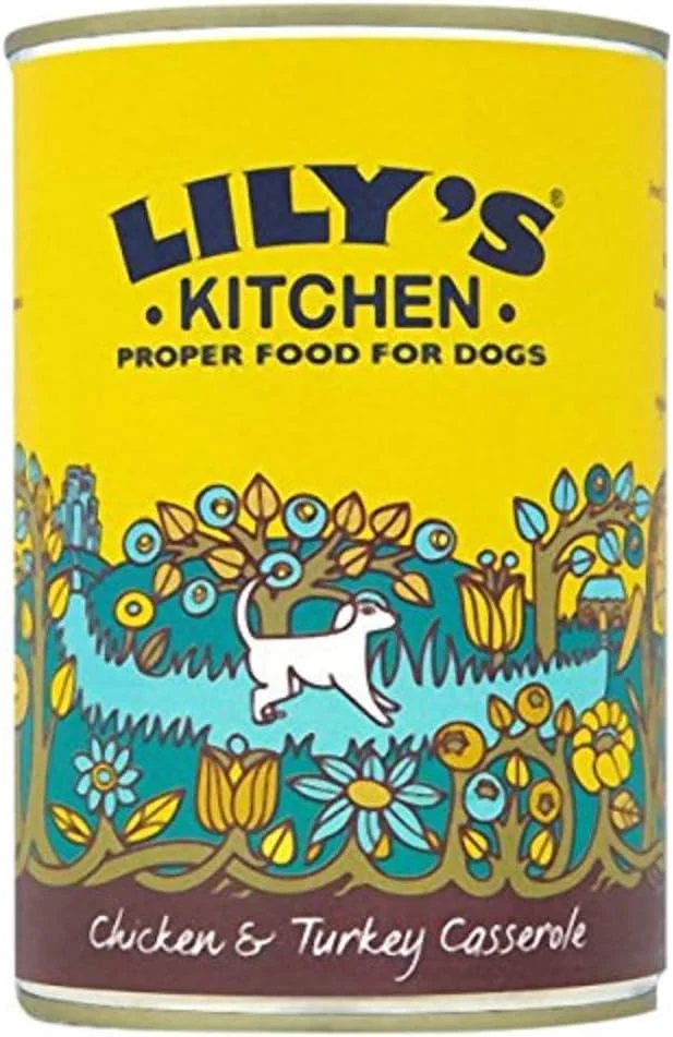 غذای مرطوب سگ لیلیز کیچن با طعم مرغ و بوقلمون - 400 گرم