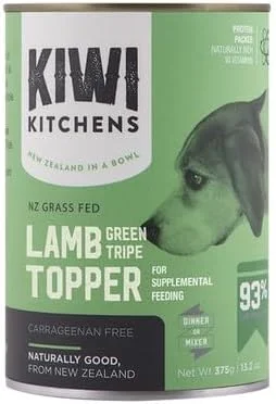 مکمل غذایی سگ با طعم سیرابی گوسفند تغذیه شده با علف و کدو تنبل کیوی کیچن، غذای مرطوب کنسروی، 170 گرم