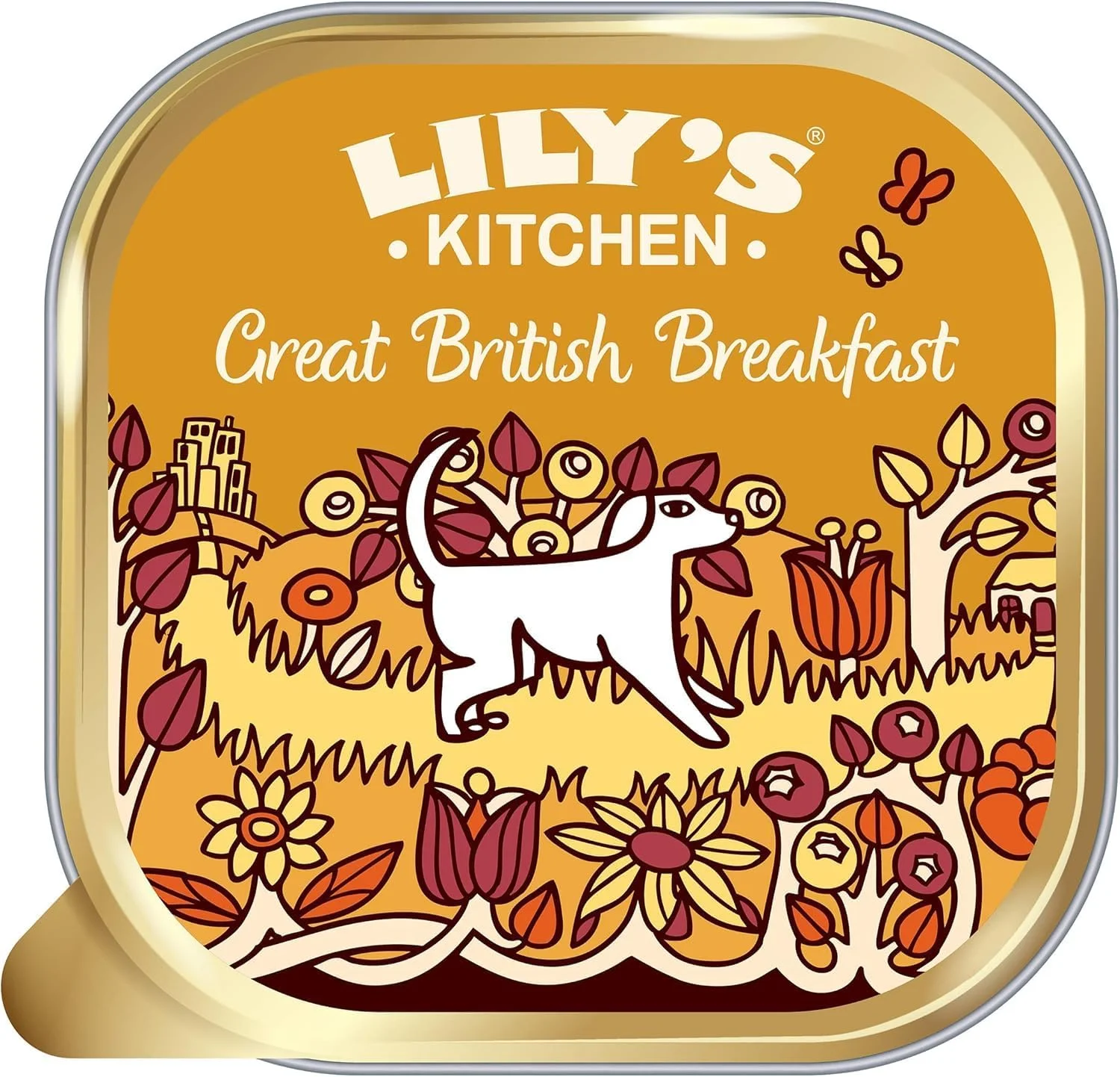 غذای مرطوب سگ با طعم صبحانه انگلیسی Lily's Kitchen، بسته 10 عددی 150 گرمی