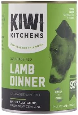 غذای کنسروی سگ با طعم بره تغذیه شده با علف کیوی کیچنز 170 گرمی