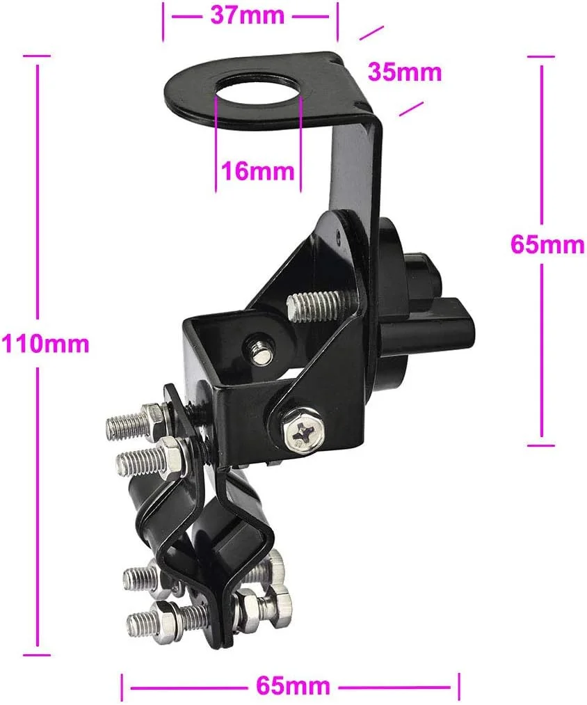 آنتن رادیویی CB خودرو Bingfu، پایه آینه ای آنتن رادیویی موبایل، سپر، پایه ثابت میله ای باربند سقفی برای خودرو، کامیون، رادیو CB، رادیو VHF UHF Ham، آنتن رادیویی موبایل رادیویی آماتور، کانکتور مادگی SO239