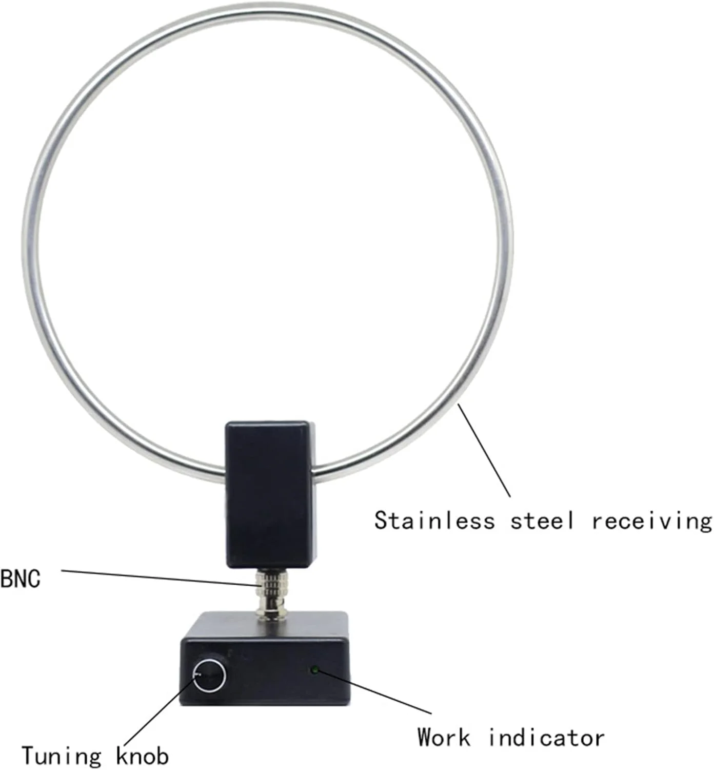 آنتن رادیویی کوتاه bizofft، عملکرد عالی آنتن حلقه ای 3-30 مگاهرتز برای دریافت
