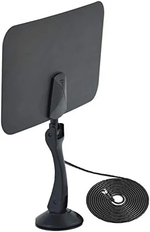 آنتن تلویزیون داخلی HDTV مدل CHENCHUAN Consumer Elextronics TV Accessory AN-1001 با قدرت 5dBi/25dBi به همراه استیکر دو طرفه، VHF170-230/UHF470-862MHz (مشکی) و کابل آنتن تلویزیون (رنگ: مشکی) آنتن تلویزیون داخلی HDTV مدل CHENCHUAN Consumer Elextronics TV Accessory AN-1001 با قدرت 5dBi/25dBi به همراه استیکر دو طرفه، VHF170-230/UHF470-862MHz (مشکی) و کابل آنتن تلویزیون (رنگ: مشکی)