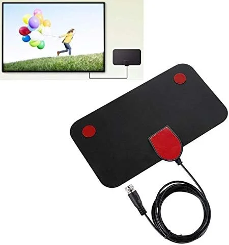 آنتن تلویزیون داخلی دیجیتال HDTV تقویت شده با برد 50 مایل CHENCHUAN، با بهره بالا 20dBi و کابل کواکسیال 3.7 متری