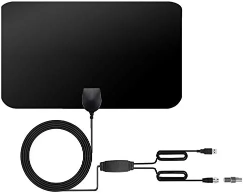 آنتن تلویزیون الکترونیکی مصرفی CHENCHUAN، برد 96 کیلومتر، تقویتکننده دیجیتال HDTV با بهره بالا 25dBi، مناسب فضای داخلی و خارجی، به همراه کابل کواکسیال 4 متری و آداپتور IEC آنتن تلویزیون الکترونیکی مصرفی CHENCHUAN، برد 96 کیلومتر، تقویتکننده دیجیتال HDTV با بهره بالا 25dBi، مناسب فضای داخلی و خارجی، به همراه کابل کواکسیال 4 متری و آداپتور IEC