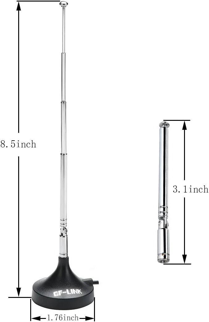 آنتن مغناطیسی FM خودرو CHHLIUT، آنتن مغناطیسی AM-FM رادیو خودرو، پایه مغناطیسی کامیون