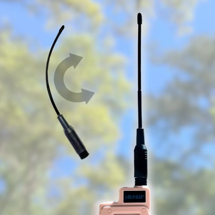 آنتن شلاقی نرم و انعطاف پذیر 2.5 dBi SMA Male (پین مرکزی) برای T-Beam، T-Echo و سایر رادیوهای LoRa