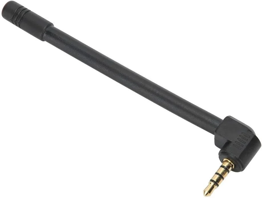 آنتن رادیویی FM سایکلز، آنتن رادیویی خارجی 3.5 میلی متری، آنتن رادیویی قابل حمل پلاگ اند پلی برای اتصال دهنده مینی اسپیکر، اتصال دهنده صوتی بیرونی، زاویه راست 3.5 میلی متری