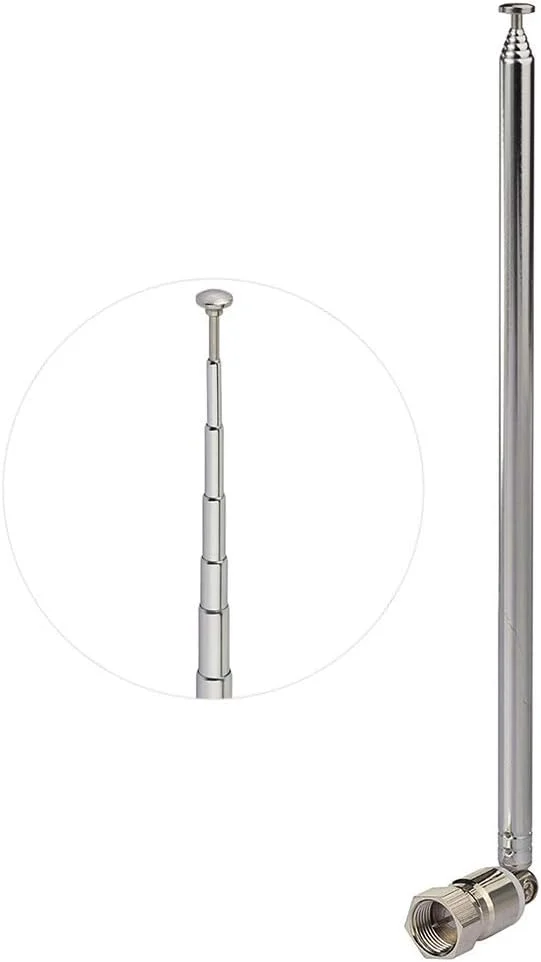 آنتن FM بینگفو، آنتن رادیویی تلسکوپی 7 قسمتی 115 سانتی‌متری جایگزین برای گیرنده‌های استریو خانگی یاماها، اونکیو، پایونیر، مارانتز، رادیو HD داخلی، بلوتوث، گیرنده صوتی و تصویری AV، سینمای خانگی