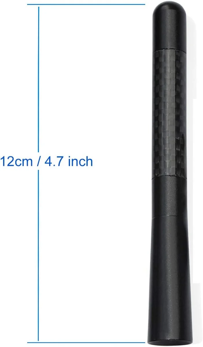 آنتن فیبر کربنی موتور سیکلت جایگزین سازگار با Road King Softail Touring Street Glide Road Glide Fat Boy Electra Glide Tour Ultra Classic مدل های 1989-2023